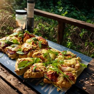 Protein-Pizza- mit Quark (ohne Eiweißpulver)